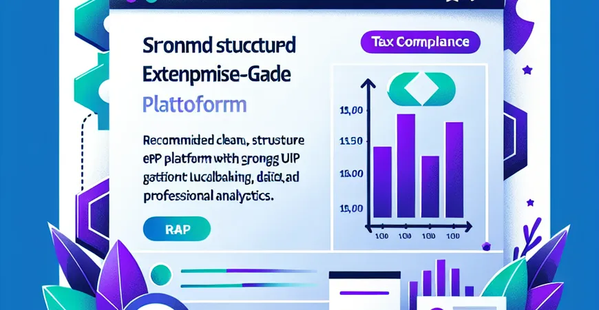  税务合规性强的ERP平台推荐  